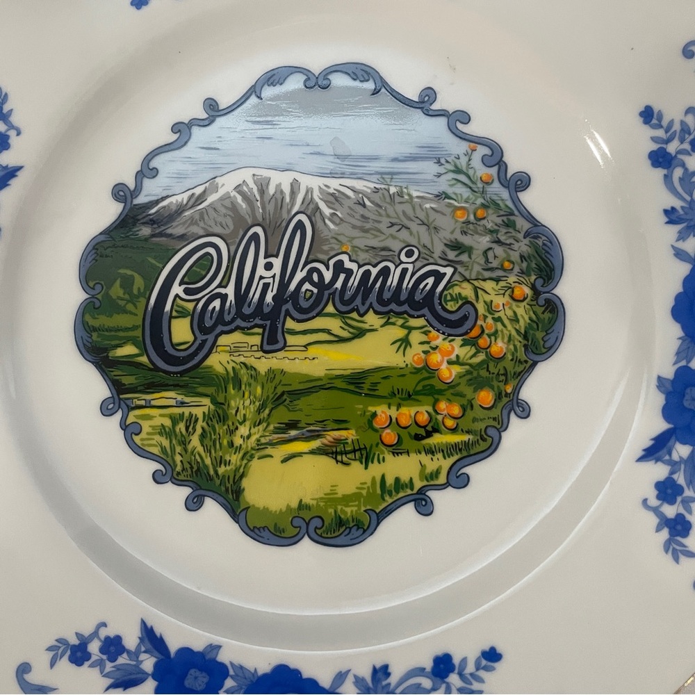 Vintage Souvenir California Plate - Picture 2 of 4